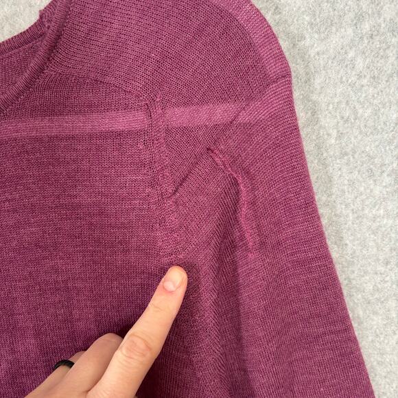 Fenn Wright Manson Sweater Women Small Pink Merino Wool Thin Casual Classic READ - Picture 2 of 9